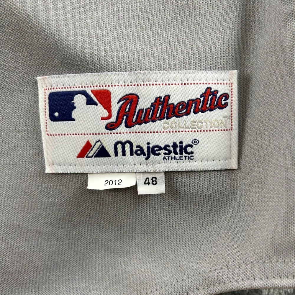 Majestic Oakland Athletics Team Issue Jersey Mens 48 MLB Jackie Robinson Day 42 - Picture 2 of 9